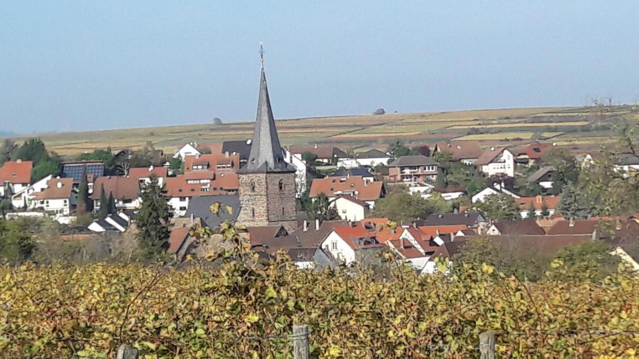 Ferienwohnung Zum Weinberg Grosskarlbach Exteriör bild